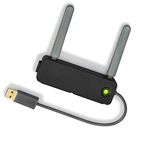 HWAYO Wireless Network Adapter A/B/G & N Networking Wifi with Dual Antenna for Xbox 360
