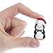 Factory Direct Craft Package of 12 Flocked Miniature Penguins in Santa Hats Christmas Decoration