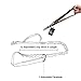 OneTigris 5ft Long Bungee Training Walking Dog Leash with Comfortable Neoprene Handle & Zinc Alloy Lead Clip (CB)