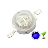 Chanzon 10 pcs High Power Led Chip 5W Royal Blue Plant Grow Light (440nm-450nm/600mA-700mA/DC 6V-7V/5 Watt) SMD COB Emitter Diode Components 5 W Bead for DIY Hydroponic Aquarium Growing Lamps