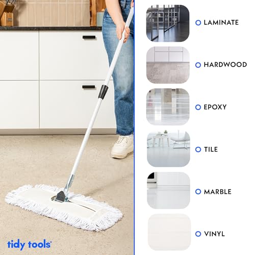 Tidy Tools Commercial Dust Mop & Floor Sweeper, 12 in. Dust Mop for