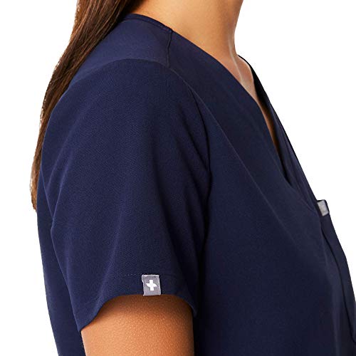 FIGS Catarina OnePocket Scrub Top for Women Navy Blue, L Pricepulse