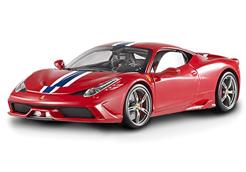 Hot Wheels Elite Ferrari 458 Speciale, Red Vehicle (1:18 Scale)