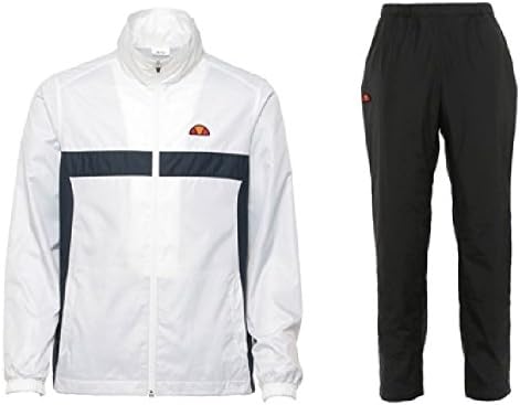 Amazon エレッセ Ellesse メンズ ウインドブレーカー 上下セット テニス 男性 ウインドブレイカー スポーツ トレーニング 裏起毛 部活 練習 Ets Ets S W ホワイト フィットネス トレーニング ジャケット 通販