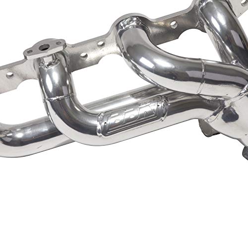 BBK 40050 1-3/4″ Shorty Tuned Length Performance Exhaust Headers for GM Truck And SUV 4.8, 5.3L – Polished Silver Ceramic Finish