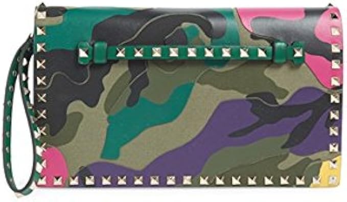 valentino camouflage clutch