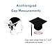 Annhiengrad Unisex Adult Matte Graduation Cap with Tassel 2020,Black,Adjustable