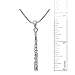 Spinningdaisy Silver Plated Woodwinds Musical Instrument Necklace (Flute)