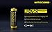 2X NITECORE NL1475R 750mAh 14500 Built-in Micro-USB Rechargeable Li-ion Battery with Lumen Tactical Charging Cable