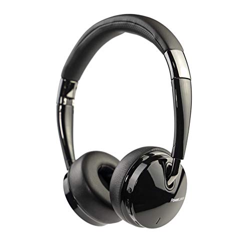 PowerLocus Wireless Bluetooth Headphones On-Ear, [Up to 22Hrs Battery] Soft Earmuffs with HD Stereo Bass Driven Sound Wireless and Wired Headset with Microphone for iPhone, Samsung, Tablets, PC