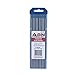 ABN 9081 Tungsten Welding Electrodes, 2% Wl20 Lanthanide Tig Mig Arc Ac Dc, Blue, Pack of 10