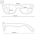 WearMe Pro - Round Super Full Lens Mirrored Sunglasses