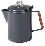 Stansport Black Granite 12 Cup Percolator Coffee Pot