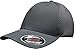 Flexfit Men's Ultrafibre Airmesh Fitted Cap | Stretch Fit Ballcap w/Hat Liner Grey