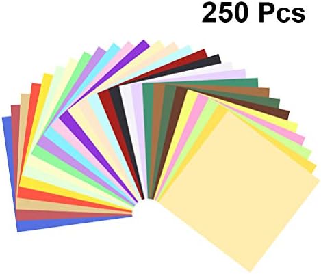 Healifty 折り紙 折りたたみ紙 激安超特価 100 品質保証 クラフト ランダムカラー 250ピース おりがみ 幼稚園 車 バイク B07w92lgys アート 初心者 おりがみ B07w92lgys 正規品送料無料 子供 新作製品 世界最高品質人気
