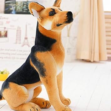 Changshuo Peluche Jouet 50 Cm En Peluche Jouet En Peluche Jouet Simulation Stand S Asseoir Dessin Anime Chien Berger Allemand Chien Super Realiste Chien Jouet Enfants Cadeau Photographie Props Amazon Fr Jeux Et