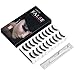 Lurrose Fake Eyelashes Set Handmade Long Soft False Eyelashes Pack for Natural Look (60 Pairs)
