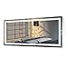 Krugg | Large 60 Inch X 30 Inch LED Bathroom Mirror | Lighted Vanity Mirror Includes Dimmer & Defogger | Wall Mount Vertical or Horizontal Installation |