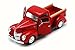 Motor Max 1940 Ford Pick Up truck, Red 73234 - 1/24 Scale Diecast Model Toy Car