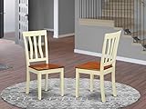 East West Furniture ANC-WHI-W Antique Wooden Dining