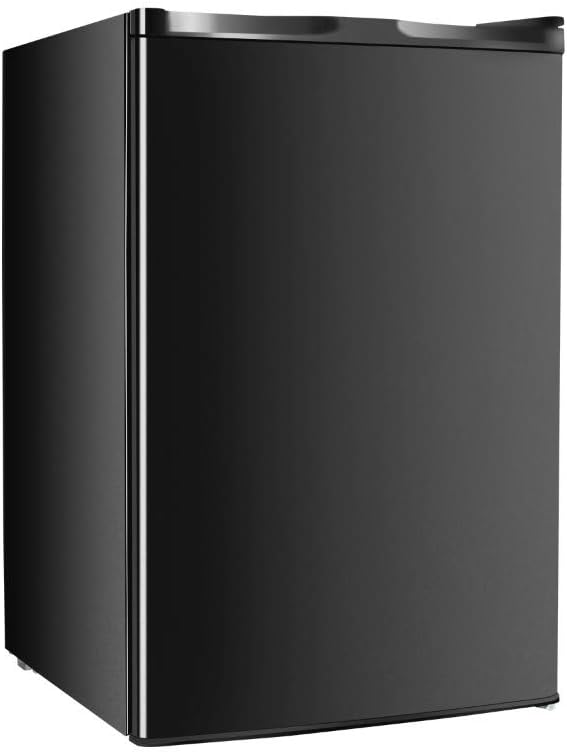 Energy Efficient 3.0 CU FT Freezer 7-Grade Adjustable Temperature Mini Fridge with Compact Reversible Single Door for Office Dorm or Apartment