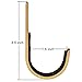 GOHIKING Gun Rack Storage Shotgun Firearms Hooks Wall Mount Hangers for Any Rifles Shotguns Archery Bow with Soft Padding and Heavy Duty Steel