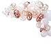 Balloon Arch & Garland Kit Pink, Blush, Rose Gold & White Sm-Xlrge Balloons, Glue Dots, 17inch Decorating Strip Wedding, Baby Shower, Graduation, Anniversary Bachelorette Party Decoration