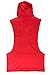 Panegy Bodybuilding Stringer Gym Hoodie Tank Top Sport Fitness Sleeveless Shirt - Red L