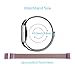 Tecson Magnetic Bands Compatible Fitbit Charge 2 (Pack of 2), Stainless Steel Metal Milanese Replacement Strap with Magnet Lock for Fitbit Charge 2, Rose Pink and Black