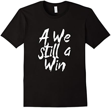 Men's Unruly A We Still A Win Jamaican Dancehall Music T-Shirt  Medium Black