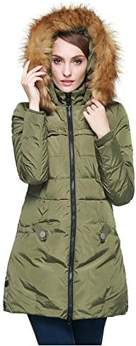 Orolay Women’s Down Jacket, Cold Protection, Windproof, Winter, Coat, Hooded, Warm, For Work or School