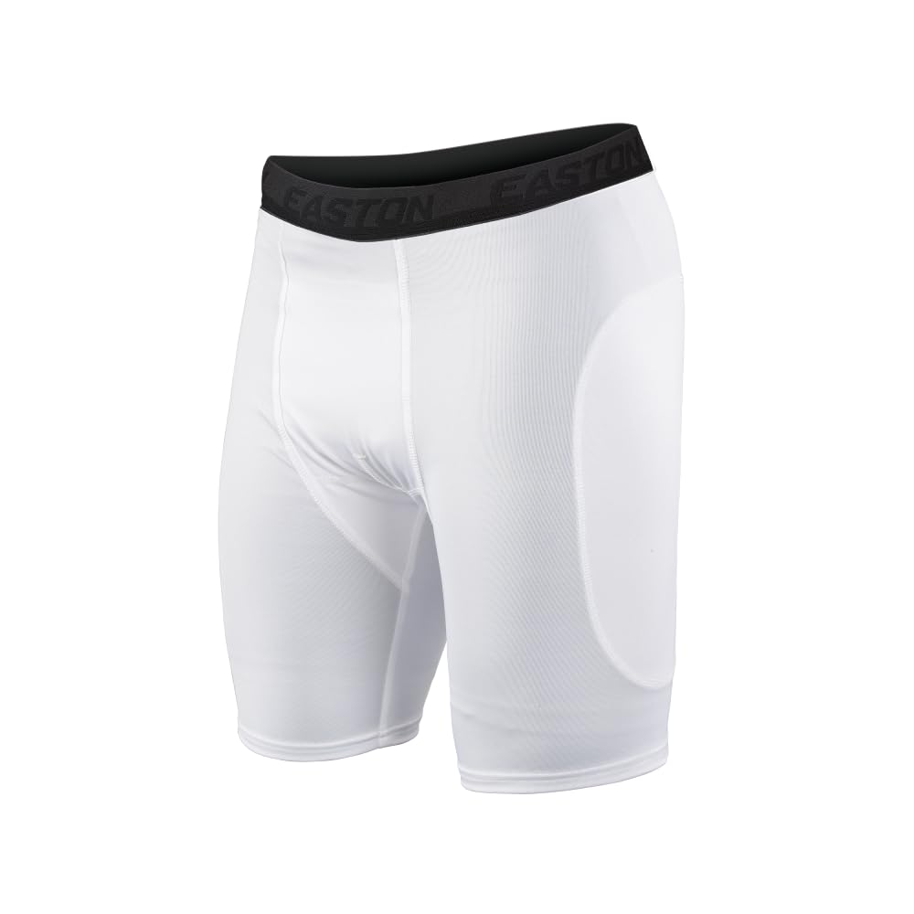 Easton | Pantalón corto deslizante extra protector | Juventud | Blanco | Medio