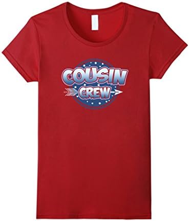 Womens Cousin Crew Cousin Best Friends Shirt Small Cranberry