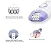 Flend Facial Cleansing Brush, 3-in-1 Waterproof Women Epilator and Hair Shaver, Rechargeable Facial Brush Set for Gentle Exfoliating, Massaging and Removing
