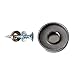 Alise Screw Covers Caps,Decorative Mirror Screws Cap Nails,1'' Dia SUS 304 Stainless steel Upholstery Screws Head Covers,Brushed Finish(Pack of 12)