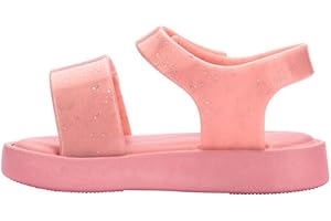 mini melissa Jump Sandals for Babies & Toddlers - Papete Jelly Sandal w/Velcro Fastener, Comfy Sandals for Toddler Girls