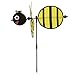 Techinal 1 Pcs Bumble Bee / Ladybug Windmill Whirligig Wind Spinner Home Yard Garden Decor