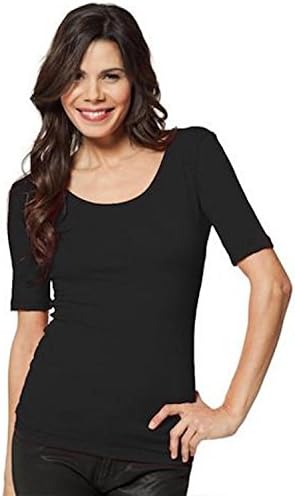 modbod | Lotus Effect | Women's Reversible Half Sleeve Tee | Extra Long Soft Cotton Comfortable Top