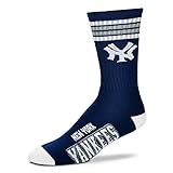 MLB 4 Stripe Deuce Socks Available in 28 Teams - Men’s Large (fits 10-13)