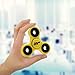 Yellow Tri Fidget Hand Spinner - Ceramic Bearing Focus Hand Spinner Toy Stress Relieves Reducer EDC Perfect For Boredom ADHD Anti Anxiety and Autism Metal Bearing