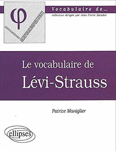 Le  vocabulaire de Lévi-Strauss