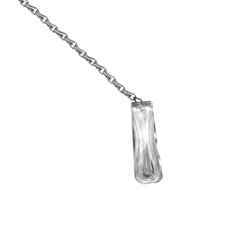 MONTSERRAT Flat Toilet Handle for Bathroom (PACK 2 UNITS) (Transparent)