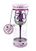 Top Shelf Decorative Metallic 70th Birthday Wine Glass, 1 Count, Multicolor