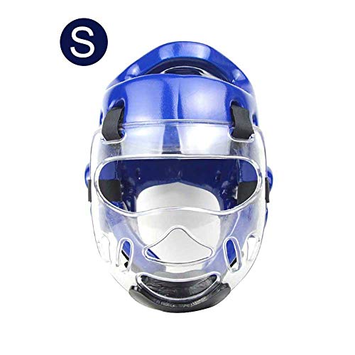 Owlhouse Taekwondo Headgear, Sport Head Guard Boxing Headgear with Face Shield, Head mask Karate Head Boxing Sanda mask Helmet Fencing for Adult Children Men Women