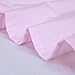 TillYou 100% Combed Cotton Sateen Crib Skirt, Rose Pink with Ruffle