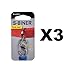 Nite Ize S-Biner TagLock Stainless Steel Locking Biner for Dog Collar (3-Pack)3