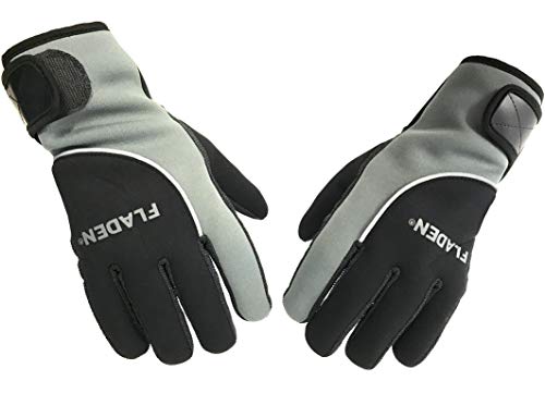 FLADEN Angelhandschuhe aus Neopren, mit Thinsulate-Fleece gefüttert, mit sicherem Handgelenkband, Klettverschluss – für… – Bild 5
