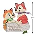 Hallmark Keepsake Christmas Ornament 2019 Year Dated Clever Sisters Foxes