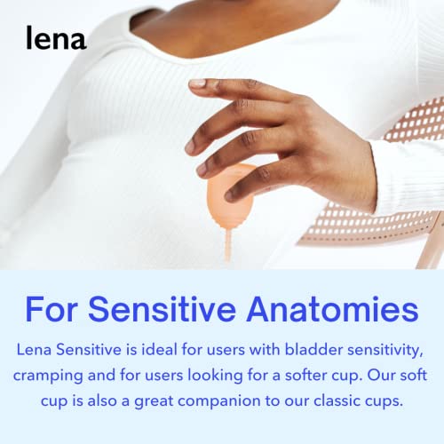 Lena Menstrual Cup Postpartum 12hr Sensitive Period Silicone Soft Cup
