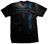 Thin Blue Line / Sheep Dog T-shirt from Ranger up for Law Enforcement, Black Large